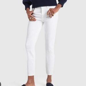 New Mother The Looker Crop Jeans in Glass Slipper Wash Size 25